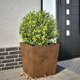 vidaXL Plant pot 50x50x50 cm rustproof steel