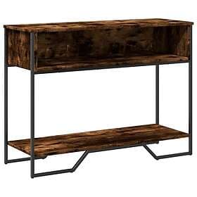 vidaXL Accent Table Smoked Oak 100x35x74.5 cm Engineered Wood 834181