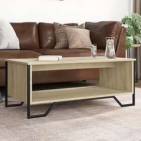 vidaXL Soffbord sonoma-ek 100x51x40 cm konstruerat trä
