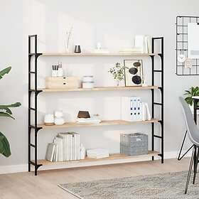 vidaXL Floating Shelves 2 pcs 160x20x2 cm Unfinished Solid Acacia Wood