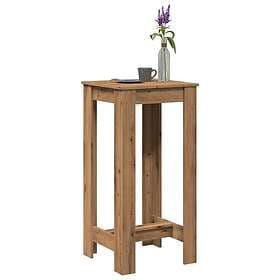 vidaXL Bar table artisan oak 51x50x103.5 cm constructed wood