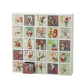 Heaven Sends Wooden Christmas Advent Calendar Free standing Christmas Countdown