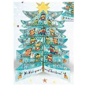 Owl Tree 3 D Traditional Advent Calendar