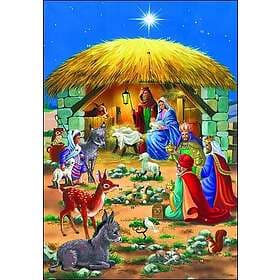 Glitter Nativity varnish Caltime Advent Calendar
