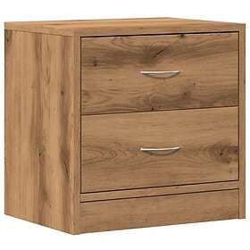 vidaXL Sängbord ek 40x30x40 cm konstruerat trä