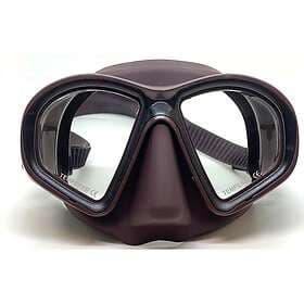 Spetton Mattbrown Spjutfiske Mask