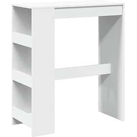 vidaXL Bar table white 90x40x103.5 cm constructed wood 817223