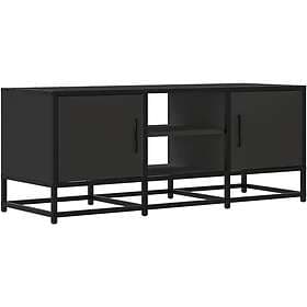 vidaXL Tv-bänk svart 100x35x41 cm konstruerat trä och metall
