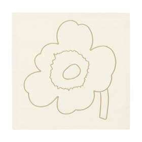 Marimekko Piirto Unikko bomullsservett 3-pack
