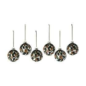 Scandi Living Overcast Christmas Ball 8cm 6-pack