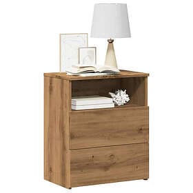 vidaXL Nightstand Artisan Oak 50x32x60cm Engineered Wood