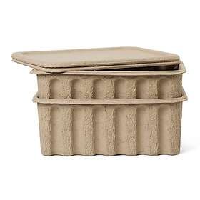 Ferm Living Storage Box with Lid Paper 2-Pack