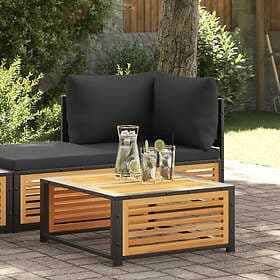 vidaXL Garden Table 68x68x30 cm solid acacia wood