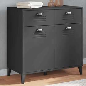 vidaXL End Table VIKEN Anthracite 80x40x80 cm
