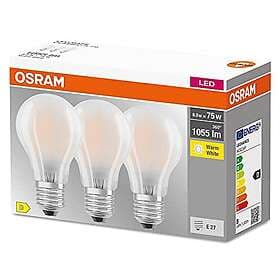 Osram LED BASE Classic A75 E27 2700K 1055lm 3 st.