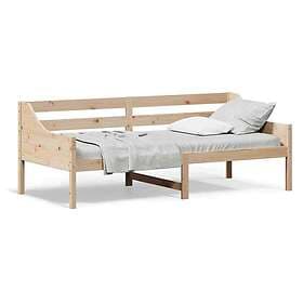 vidaXL Dagbädd utan madrass 90x200 cm massiv furu