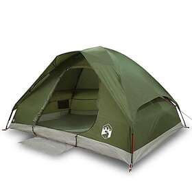 vidaXL Kupoltält 2 person olive green waterproof