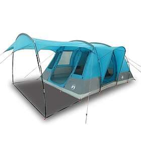 vidaXL Campingtält tunnel (5) blue waterproof