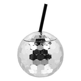 Discoboll Mug with Straw