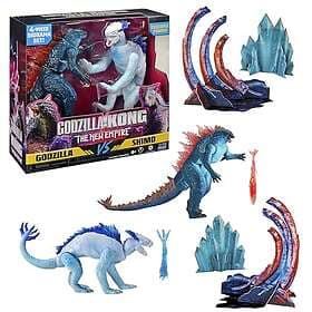 MonsterVerse Godzilla x Kong, förpackning med 2 ledade figurer, 15 cm, Godzilla 