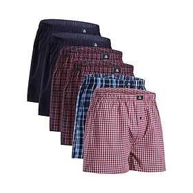 Danish Endurance Boxershorts i Vävd Ekologisk Bomull 6-pack