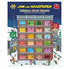 Jan Van Haasteren Christmas Puzzle Advent Calendar 24x54 pieces 2024