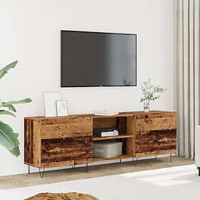 vidaXL Tv-bänk åldrat trä 150x30x50 cm konstruerat trä
