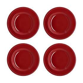 Scandi Living Dots 28 cm 4-pack Röd