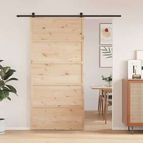 vidaXL Barn Door Solid Pine 100x208 cm
