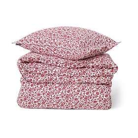 Lexington Flower printed cotton sateen bäddset Vit-röd