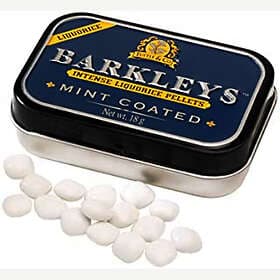 Barkleys Mint Coated Liquorice Pellets 18g