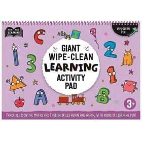 First Time Learning: Age 3+ Giant WipeClean Learning Activity Pad