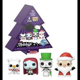 Funko Pocket Pop! 4-pack: The Nightmare Before Christmas Tree Holiday Box Vinyl 