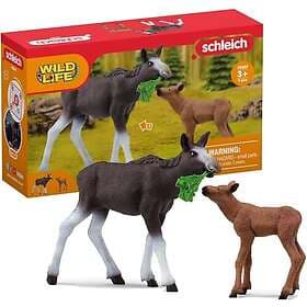 Schleich 42629 Mother Moose and Calf