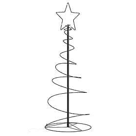 vidaXL Christmas Tree Light Cone 80LED 120cm