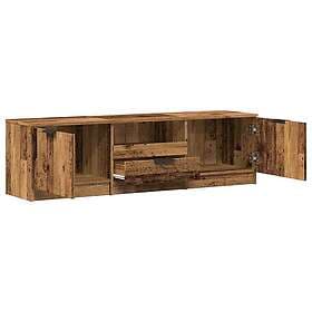 vidaXL TV Stand 140x35x40 cm reclaimed wood engineered wood
