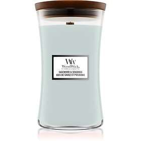 WoodWick Sagewood & Seagrass Scented Candle 609g