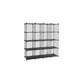Songmics 16 Cube Metal Wire Storage Organizer Lpi44h