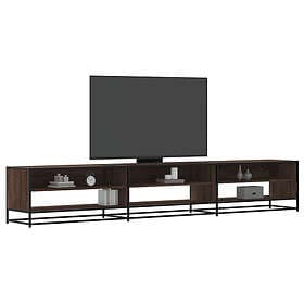 vidaXL Tv-bänk brun ek 270x40x46 cm konstruerat trä