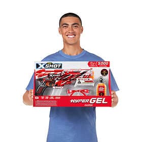 Zuru X-Shot Hyper Gel Clutch blaster med 5000 gel pellets leksakspistol som skju