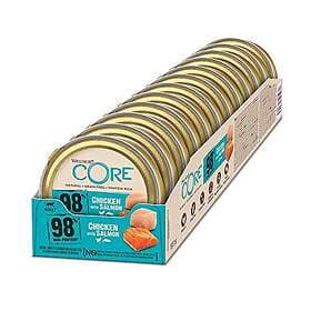 Wellness CORE 98 procent kyckling & lax 12 x 85g