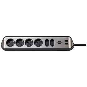 Brennenstuhl estilo 6-Way 4x 2x IP20