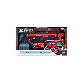 Zuru X-Shot Hawk Eye & Xcess & Fury 4 & Micro