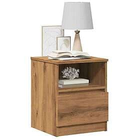 vidaXL Nightstand 2 pcs Artisan Oak 40x40x50cm Engineered Wood