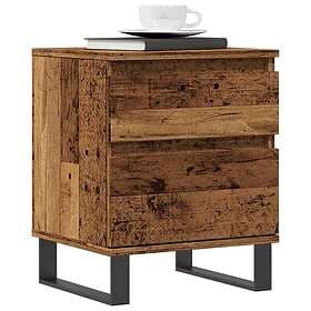 vidaXL Nightstand Aged Wood 40x35x50cm Engineered Wood 819658