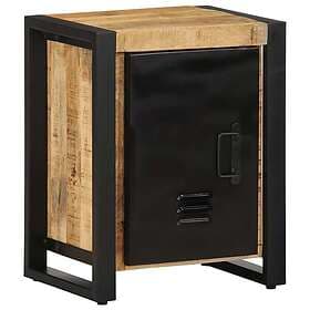 vidaXL Nightstand 40x30x51cm Solid Rough Mango Wood