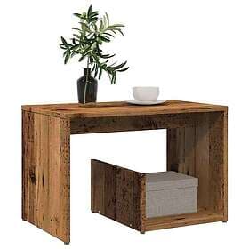 vidaXL Nightstand Aged Wood 59x36x38cm Engineered Wood