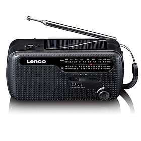 Lenco Hand-Cranked Solar Radio with Flashlight Model MCR-113