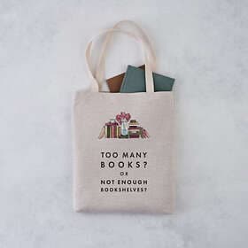 Tote Bag Too Many Books