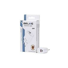 Beline Väggladdare USB-C Till USB-A 20W